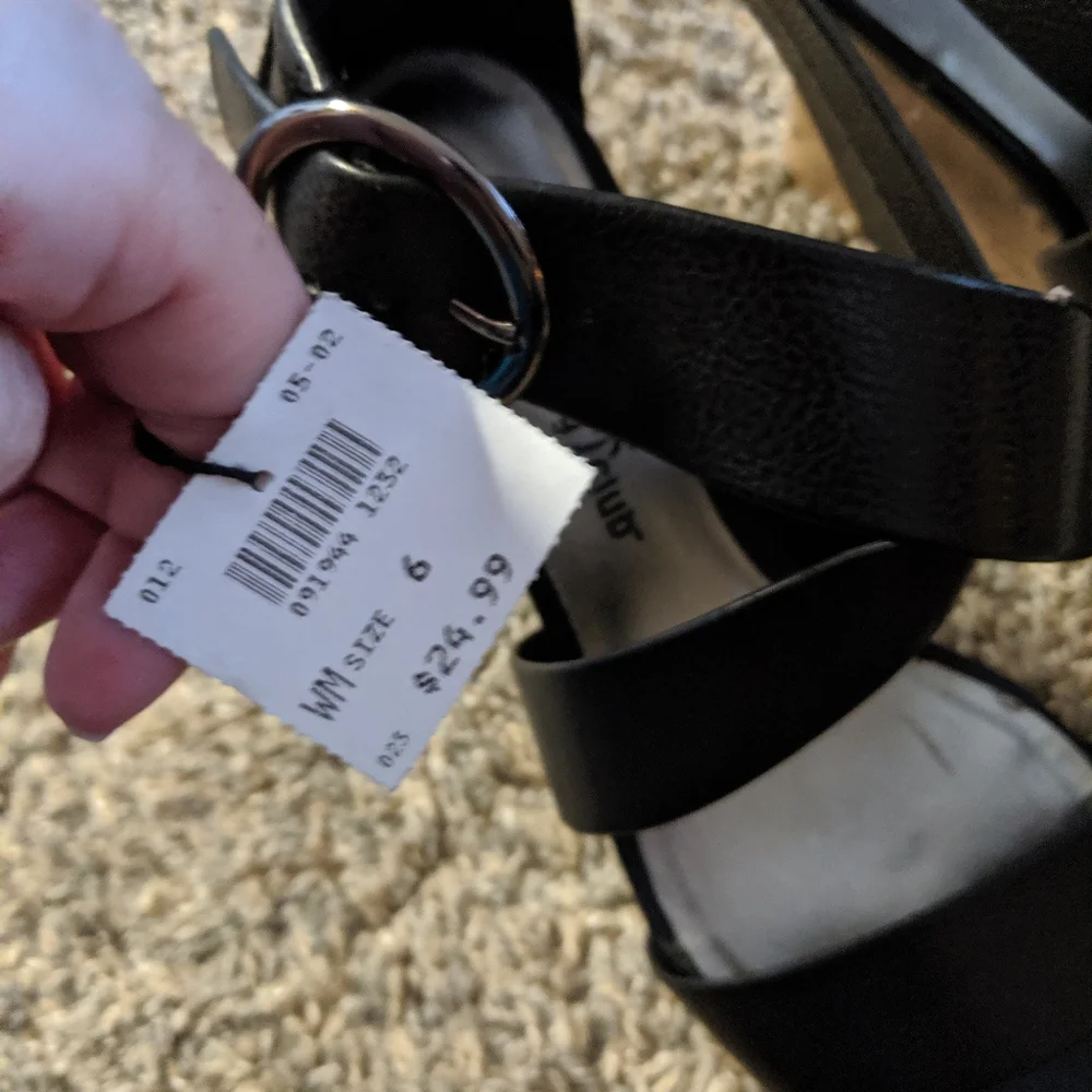 Strappy wedges 2/$10
